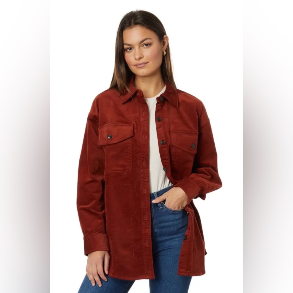NWT Corduroy Twill Oversized Shirt-Jacket